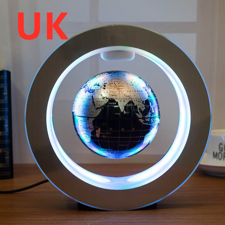 Ronde LED carte volante globe globe magnétique lévitation lumières anti-gravité mages