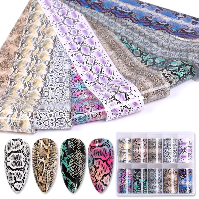 Instagram Snake Star Nail Stickers - Boxed Starry Sky | Professional Transfer Paper