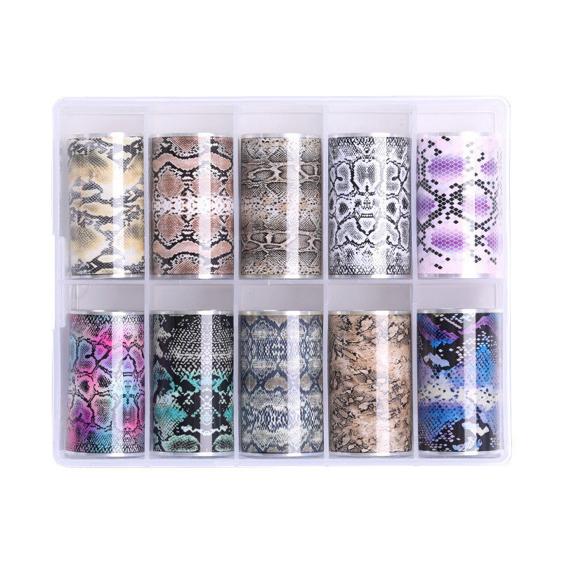 Instagram Snake Star Nail Stickers - Boxed Starry Sky | Professional Transfer Paper