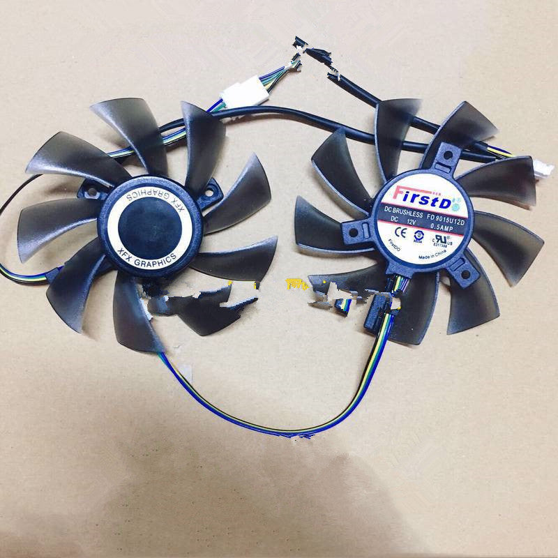 XFX Graphics Card Fan RX 560D RX470 570 RX 580