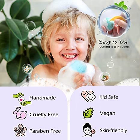 Bath Bombs Gift Set - 14 Piece Explosive Salt Ball Collection with Various Scents for Women