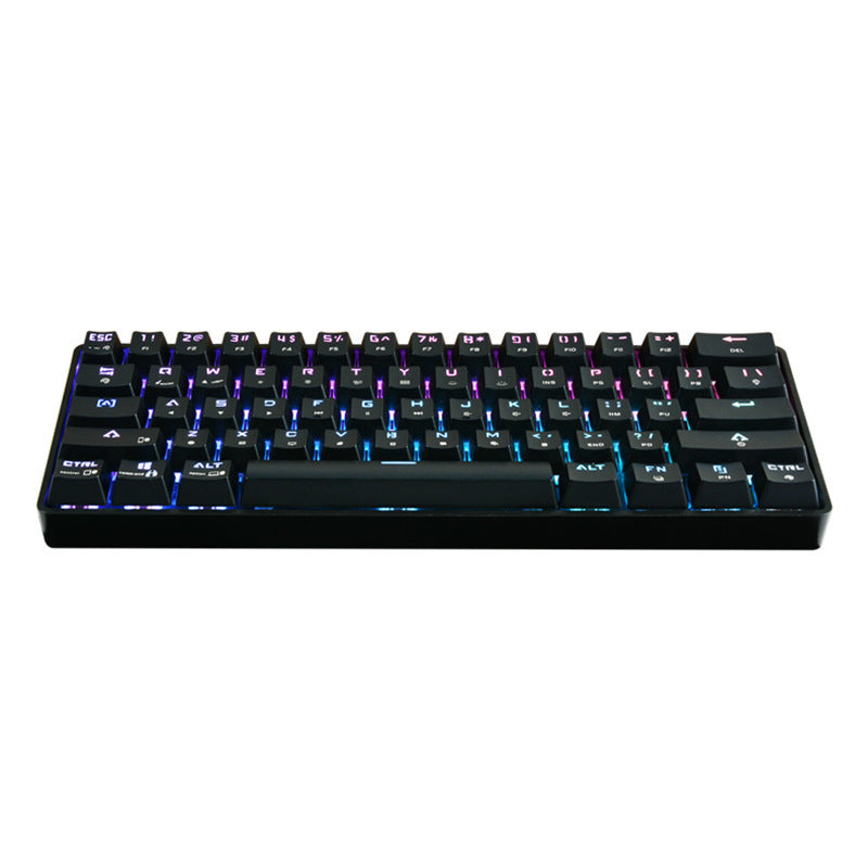 Trådlöst Bluetooth-tangentbord Färgglada PBT-tangentbord Mekaniskt tangentbord