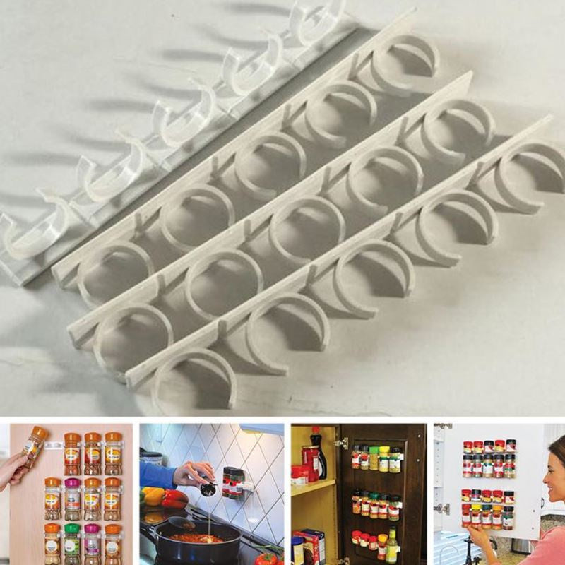 Clip N Store Förvaringsställ Kryddställ Kökstillbehör Prylar Flaskställ