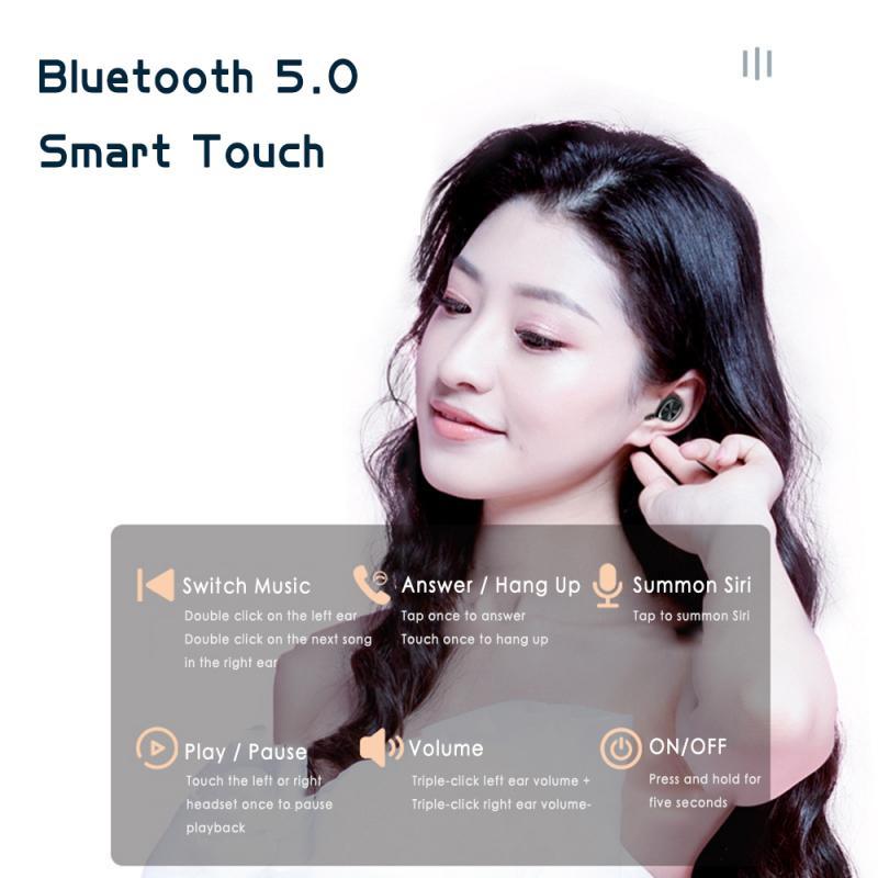 B5 Bluetooth-headset Binaural digital display Stereo Bluetooth-headset TWS5.0 Bluetooth-headset 239 Bluetooth-headset