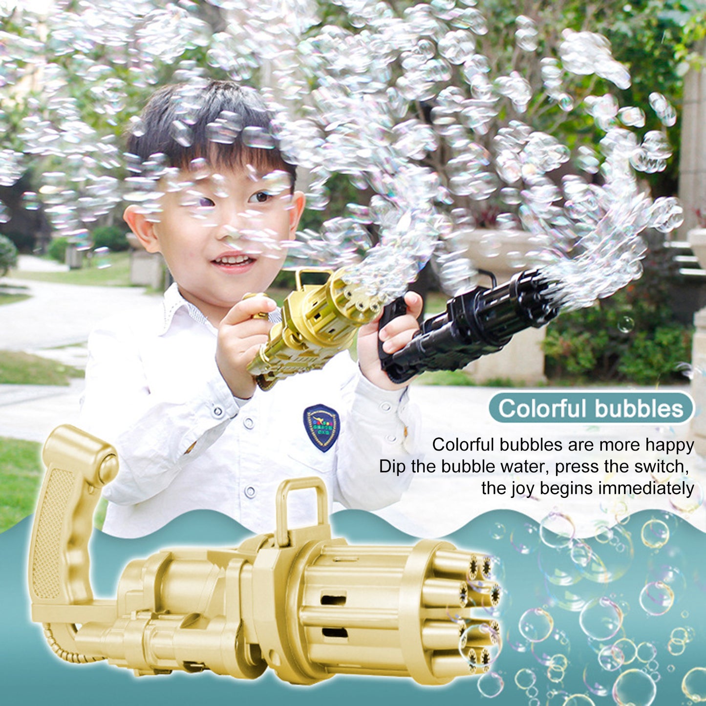 Children Toy Bath Toys Bubble Gum Machine Toys for Children Plastic Machine Gun Toys
