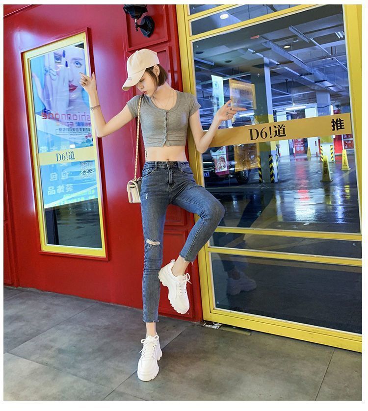 Women's New Year Spring and Autumn Thick Under Summer Breathable Mesh Small White Shoes