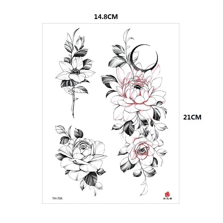 Waterproof Temporary Tattoo Sticker Old School Fox Spell Flash Tattoos Cat Eyes Skull Body Art Arm Fake Tatoo Women Men