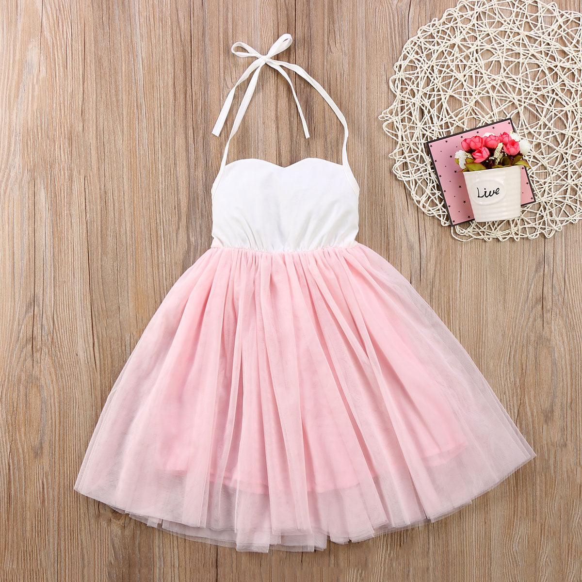 New Girls' Dress in European and American Tide Fan Sling