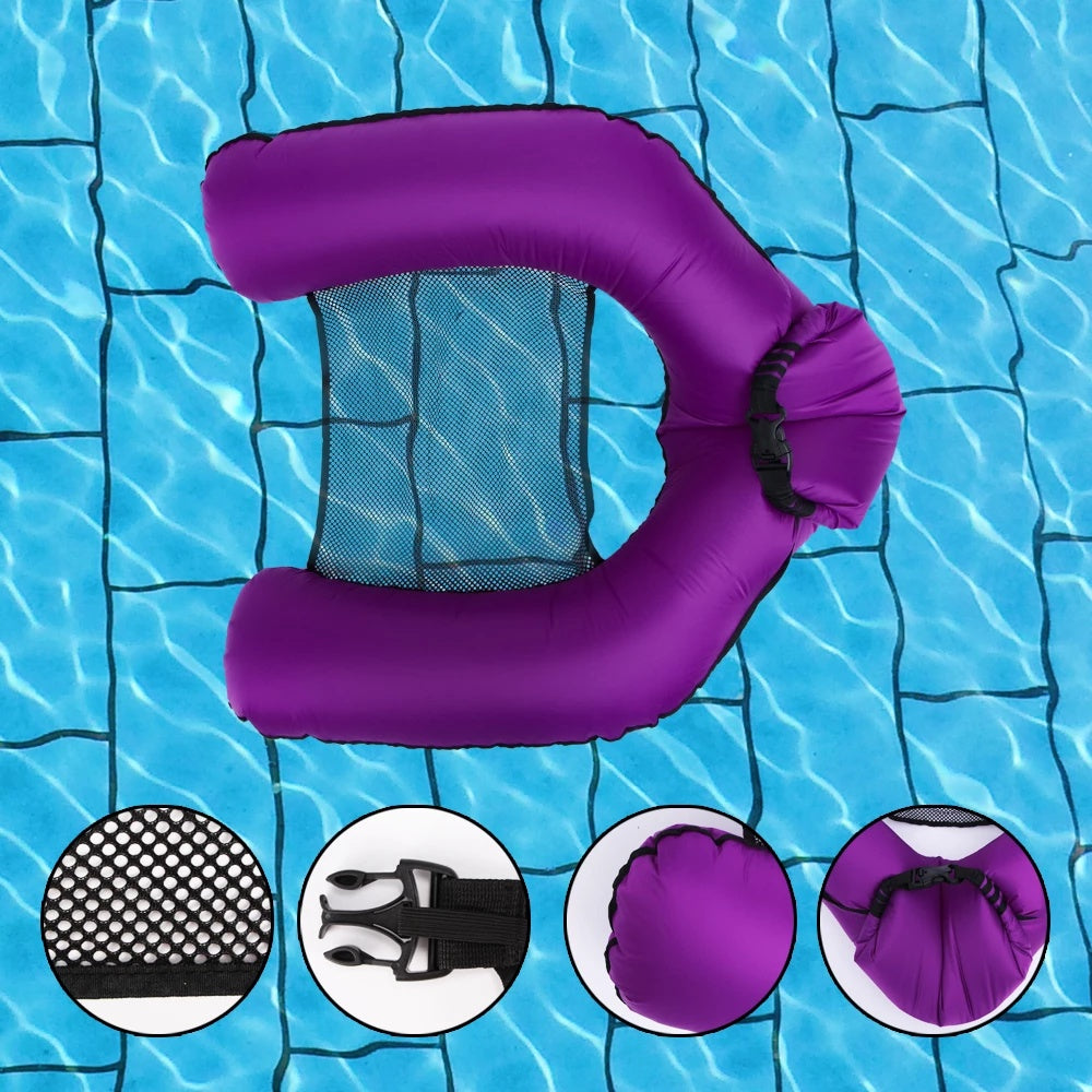 Summer Inflatable Water Hammock for Beach & Pool