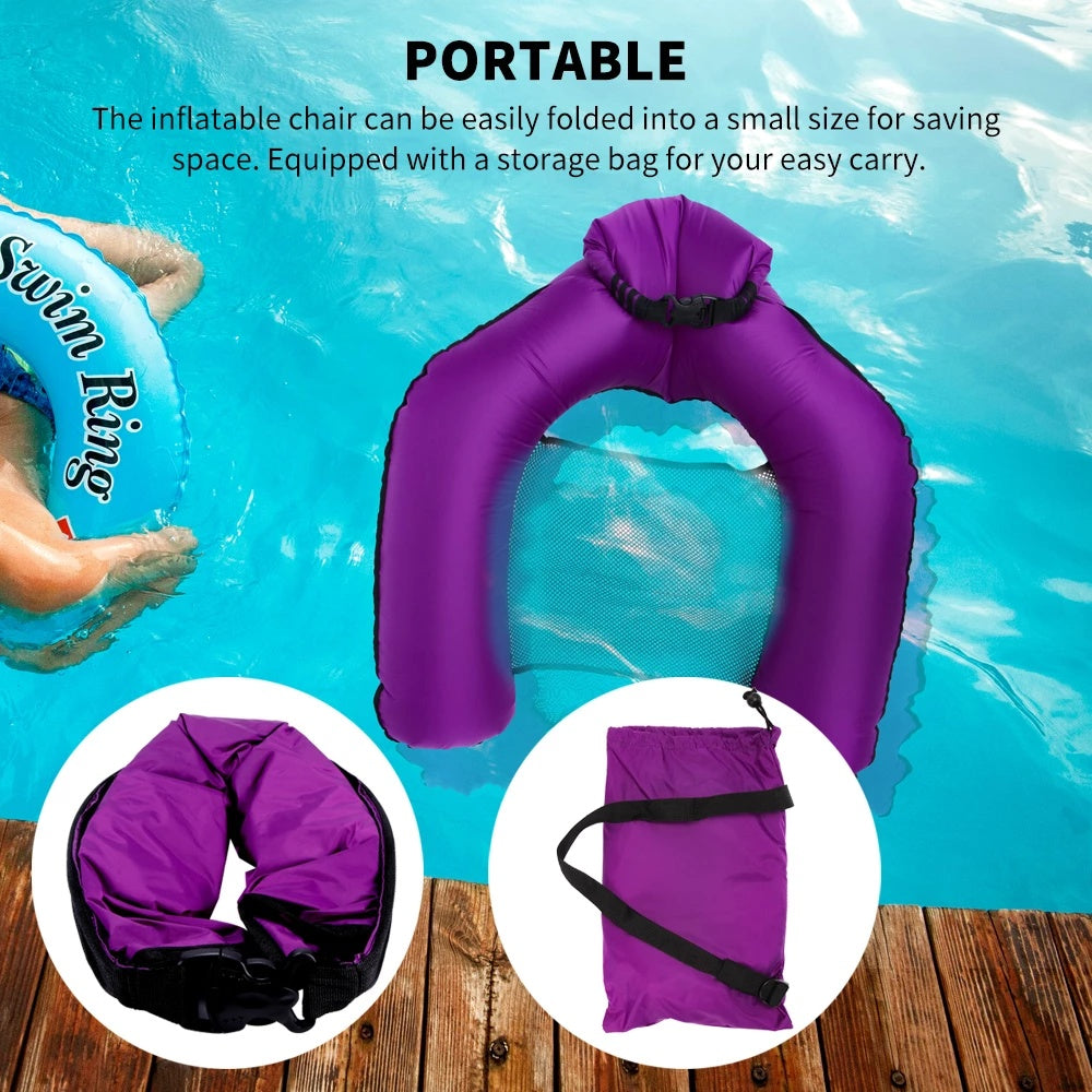 Summer Inflatable Water Hammock for Beach & Pool
