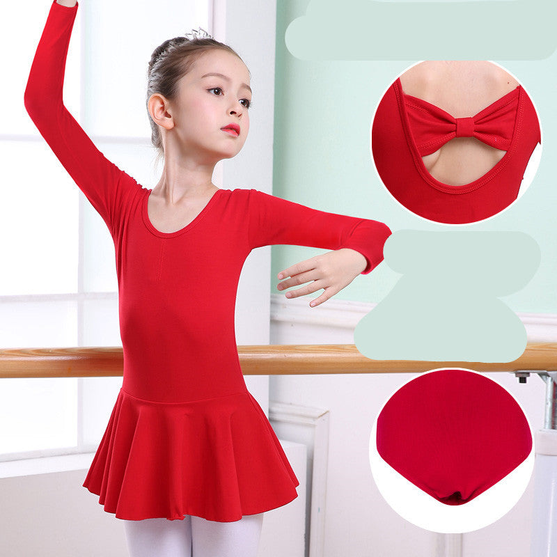 Kids Dancewear, Girls' Practice Clothes, Short Sleeve Tutu