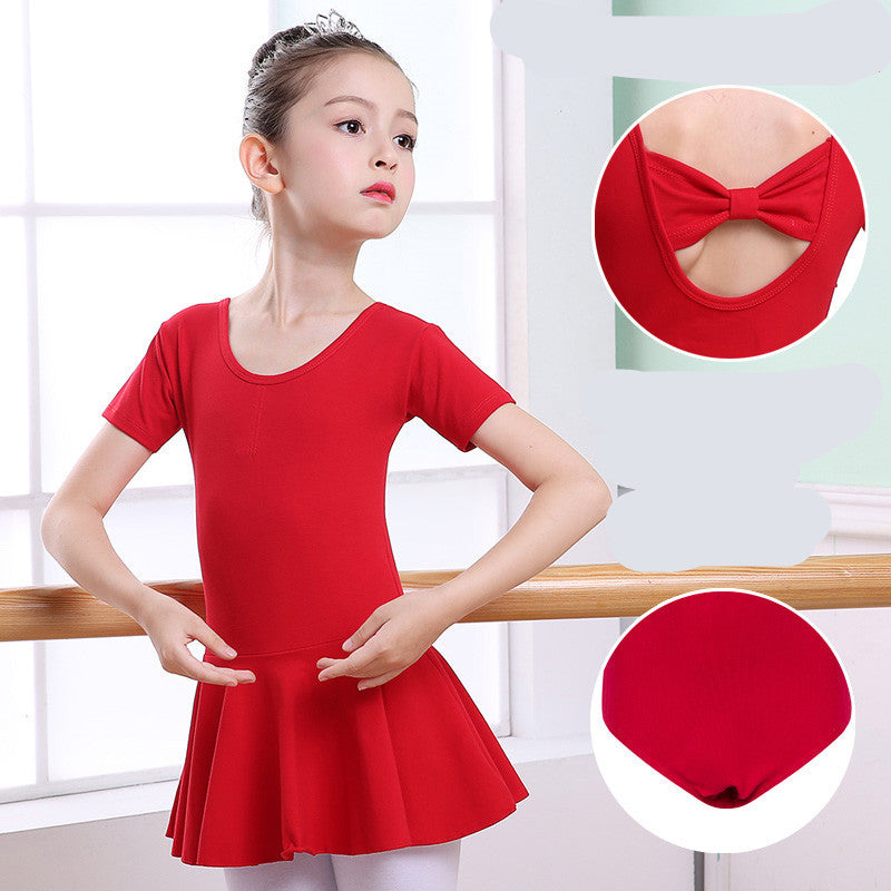 Kids Dancewear, Girls' Practice Clothes, Short Sleeve Tutu