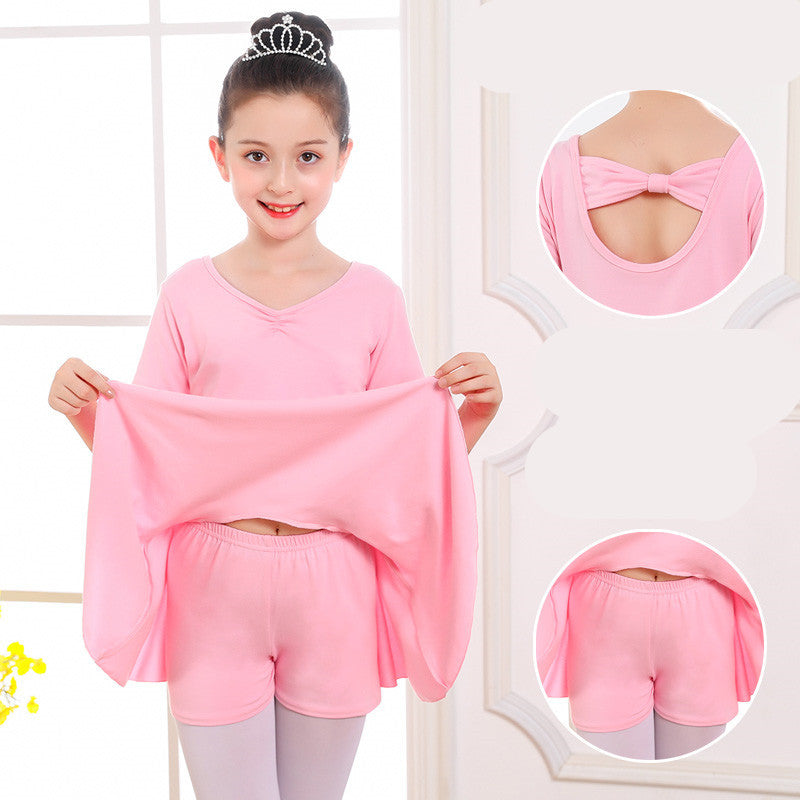 Kids Dancewear, Girls' Practice Clothes, Short Sleeve Tutu