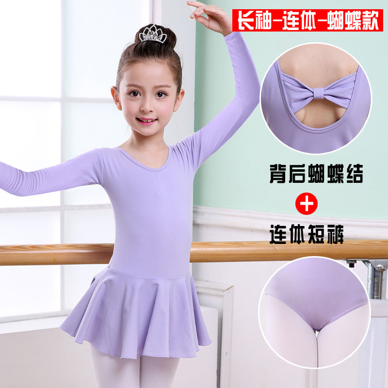Kids Dancewear, Girls' Practice Clothes, Short Sleeve Tutu