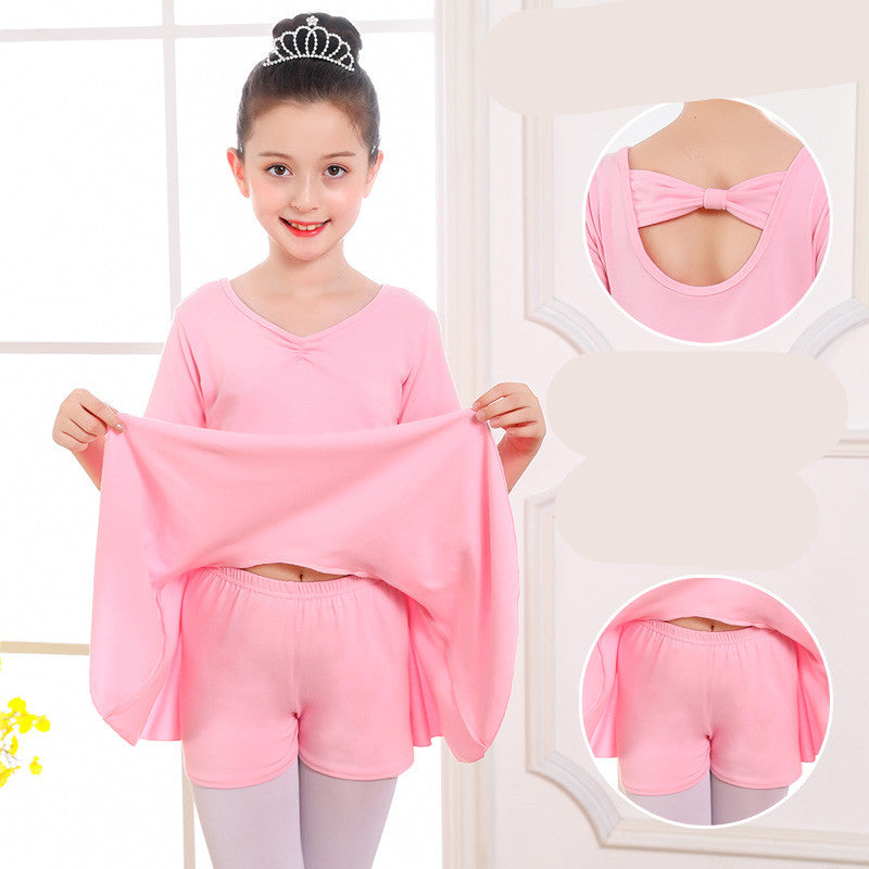 Kids Dancewear, Girls' Practice Clothes, Short Sleeve Tutu