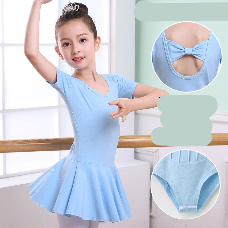 Kids Dancewear, Girls' Practice Clothes, Short Sleeve Tutu