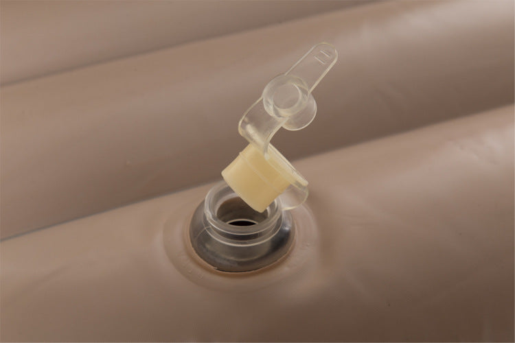 Resesäng Bil Uppblåsbar Säng Bilmadrass Pvc Flockande Bil Uppblåsbar Säng Rese Uppblåsbar Säng