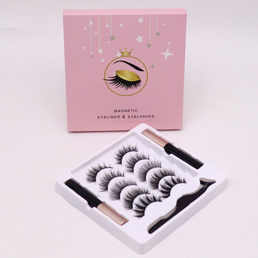 False Eyelash Liquid Eyeliner Set - Magnetic Eyelashes Kit