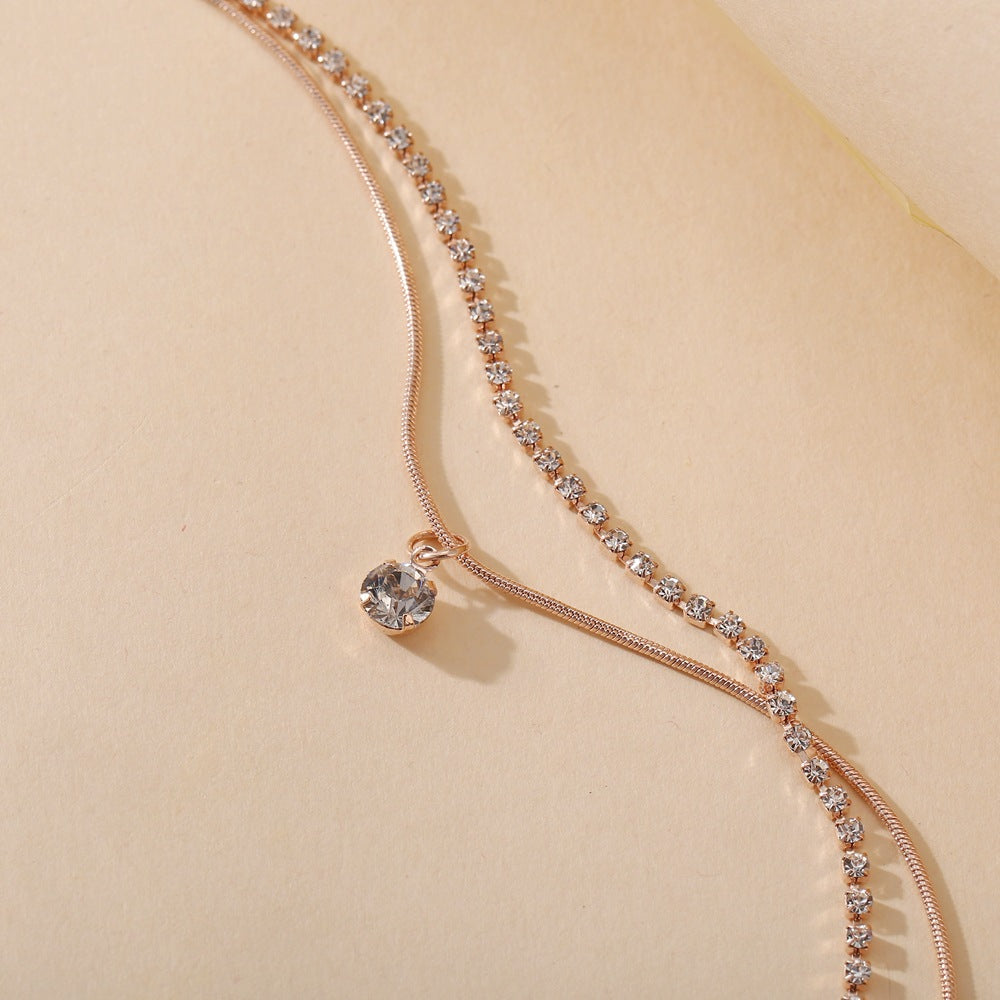 LETAPI Bohemian Beads ankelband för kvinnor Boho Cubic Zirconia ankel ankel armband på ben ankel smycken