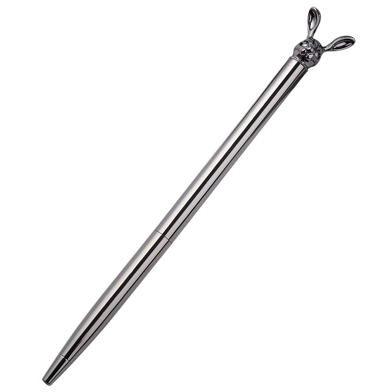 Nytt koreanskt mode söt kanin metallpenna metall kulspetspenna Custom roterande metall penna kulspetspenna
