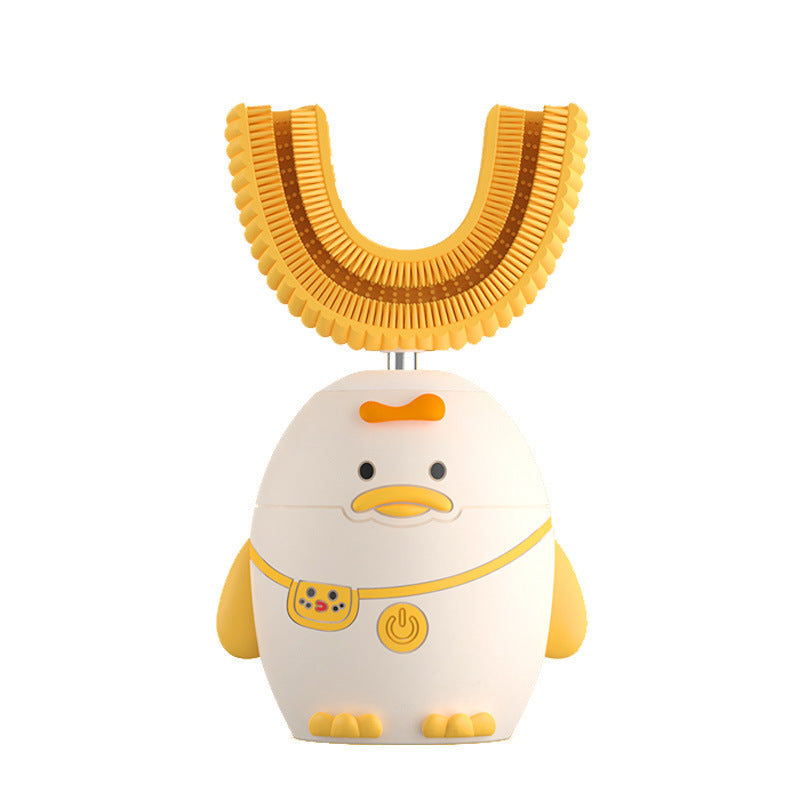 Electric Toothbrush for Children Silicon Automatic Ultrasonic Teeth Toothbrush Cartoon Pattern for Kids Smart 360 Degrees U