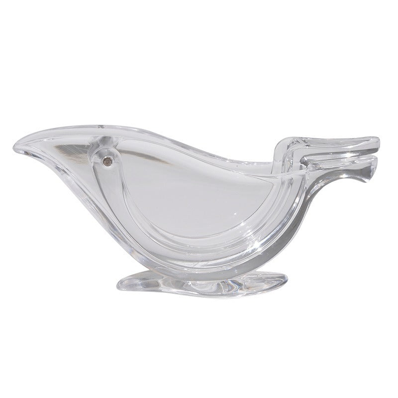 Presse-citron manuel en acrylique Transparent, élégance en forme d'oiseau, presse-tranche de citron, outils de cuisine, Gadgets