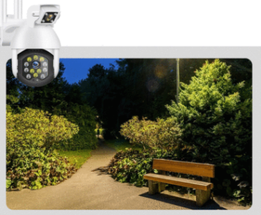 Trådlös övervakningskamera utomhus 1080p fjärrkontroll Wifi säkerhetsmonitor