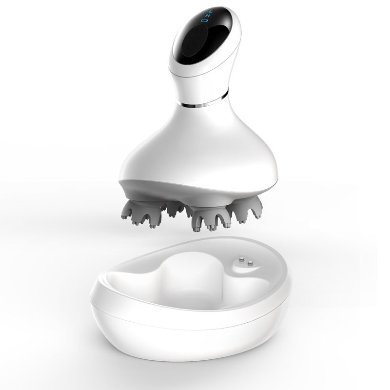 Rechargeable Waterproof Head Massager - Electric Scalp Massager