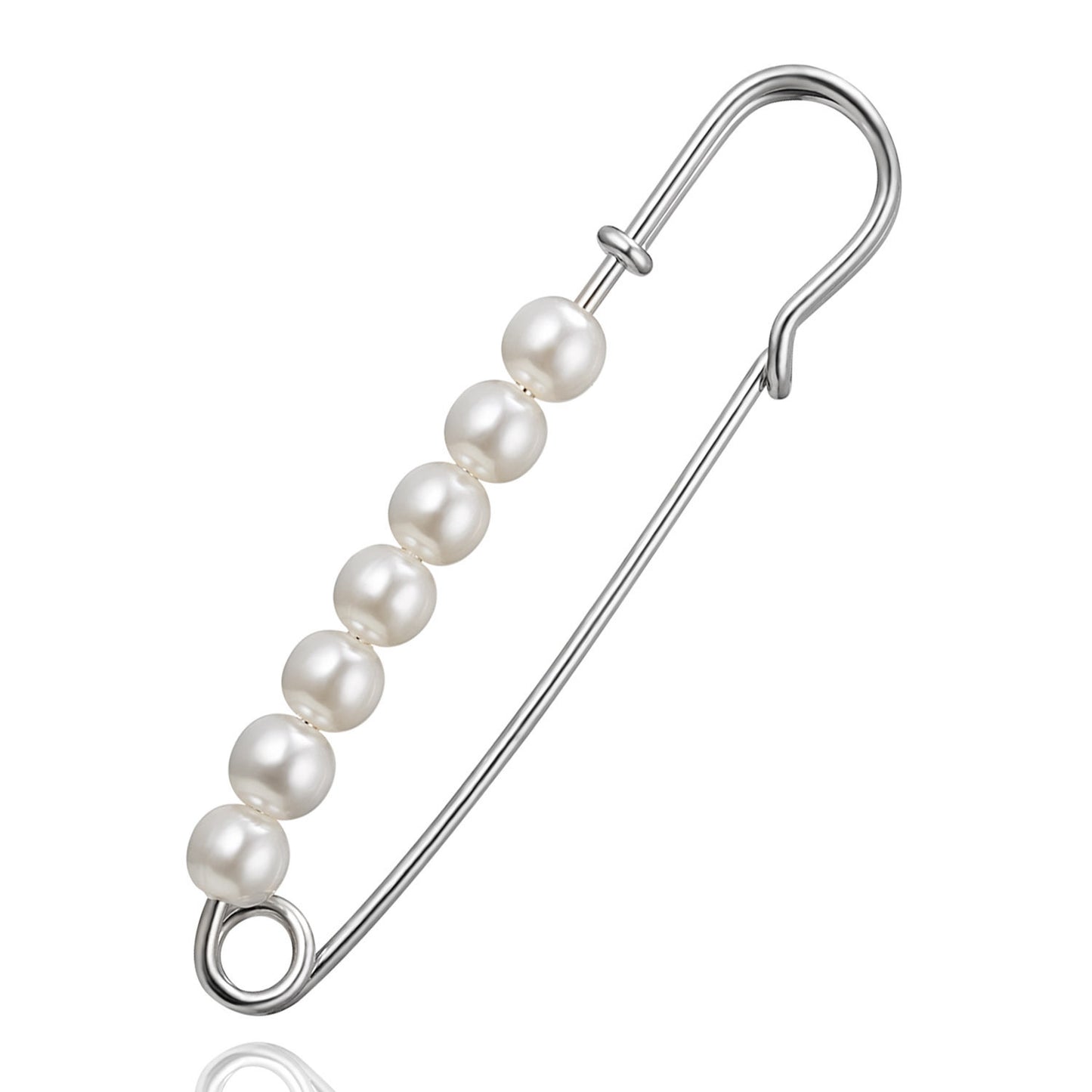 Creative New Pearl Horizontal Large Brooch