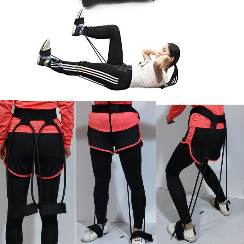Latexmaterial Yoga Fitness Bält Fotpedal Spänningsrep Hem Övning Fitness Utrustning Hem Träning Mots Bander