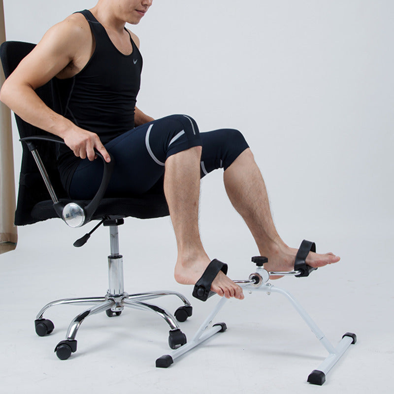 Bärbar pedaltränare Ben Fitness Machine Mini Cykel Sport Gym Utrustning Fällbar inomhus Fitness Löpband Stepper HW086