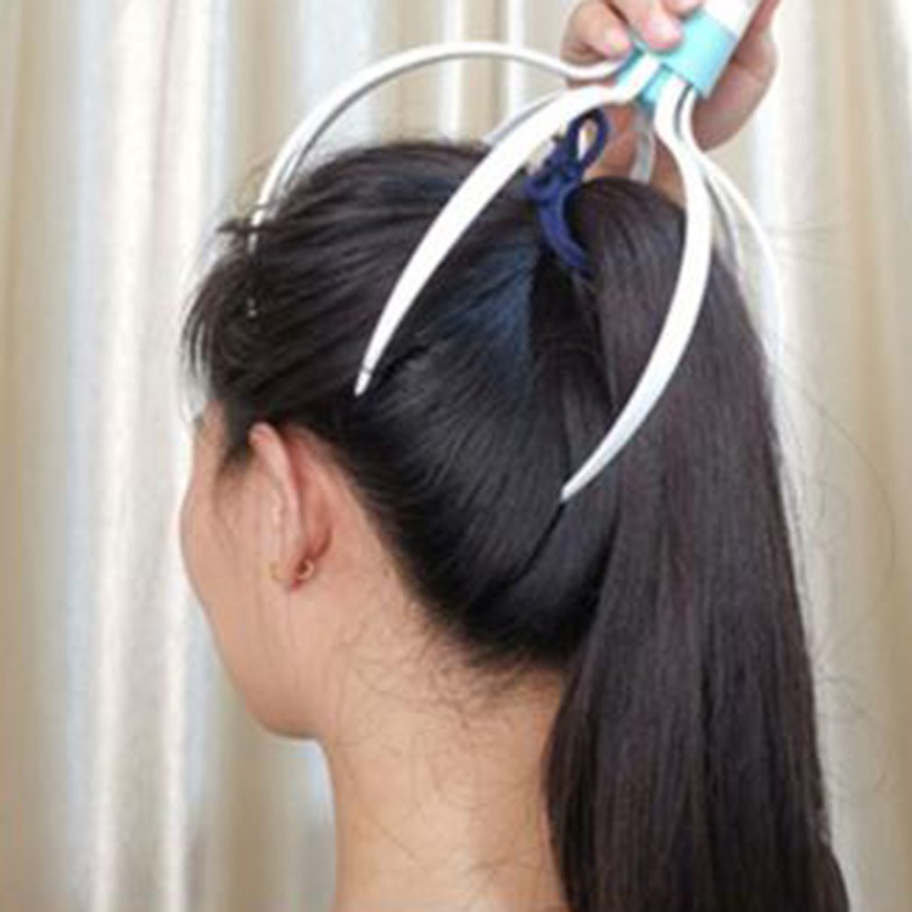 Head Massager Hårbotten Vibration Massage Eight Claw Elektrisk Hushållsmassager Head Masager Kroppsvård