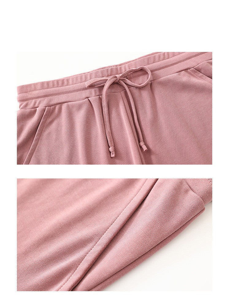 Lace Wide Loose Shorts Women HipsRunning Sports Fitness Fashion Casual Yoga Shorts - Feminine Flow