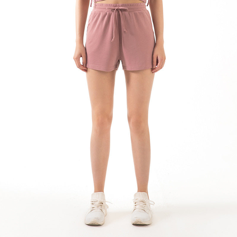 Lace Wide Loose Shorts Women HipsRunning Sports Fitness Fashion Casual Yoga Shorts - Feminine Flow