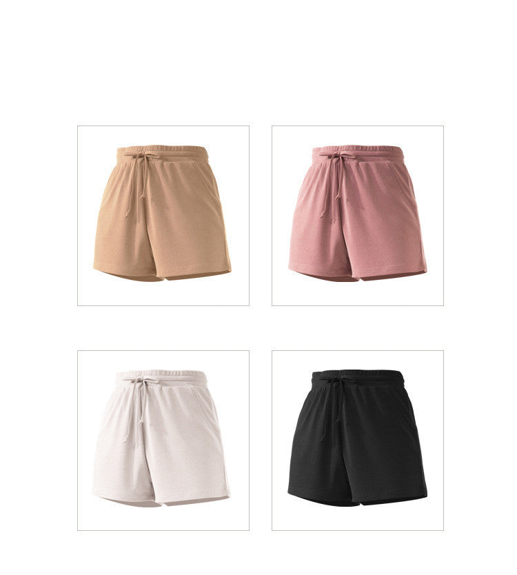 Lace Wide Loose Shorts Women HipsRunning Sports Fitness Fashion Casual Yoga Shorts - Feminine Flow