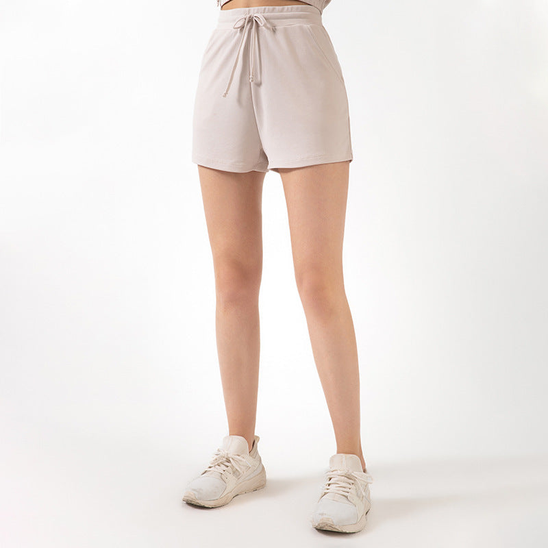 Lace Wide Loose Shorts Women HipsRunning Sports Fitness Fashion Casual Yoga Shorts - Feminine Flow