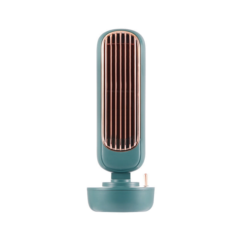 Humidifier Tower Fan USB Multifunction Electric Refillable Air Cooling Desktop Fan for Office Home