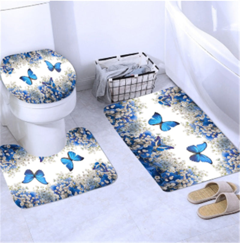 HD Digital Butterfly Hygienic Bathing Waterproof Cloth