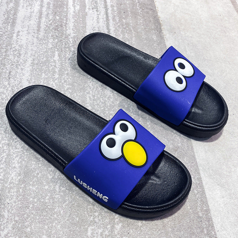 Indoor Cartoon Cute Bathroom Bathing Home Wearing Slippers Outside Home