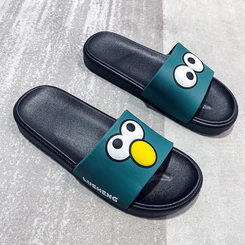 Indoor Cartoon Cute Bathroom Bathing Home Wearing Slippers Outside Home