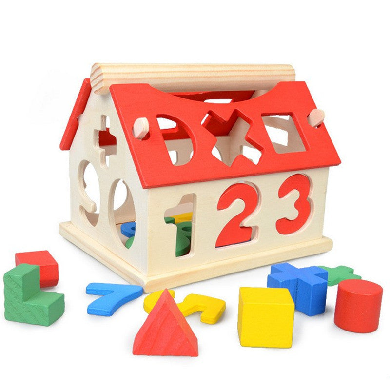 Jouets de blocs de construction pour enfants, jouets éducatifs de maison numérique