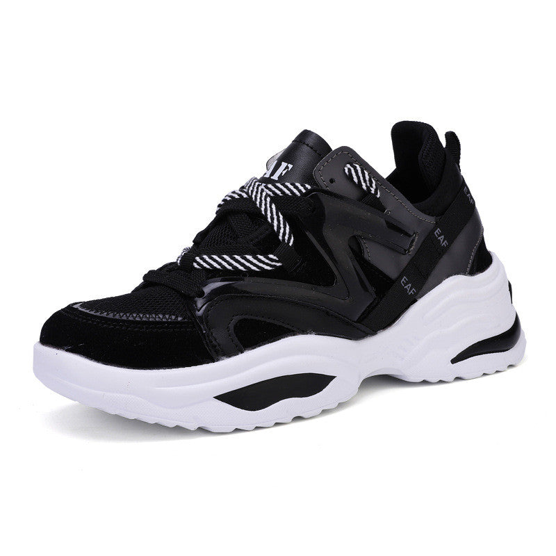 Chaussures respirantes pour hommes et femmes, chaussures de papa pour couples, chaussures de sport augmentées de Style coréen