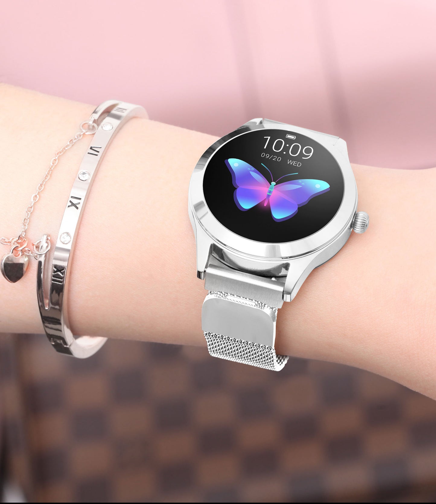 Bracelet intelligent de surveillance de la fréquence cardiaque Sports Step