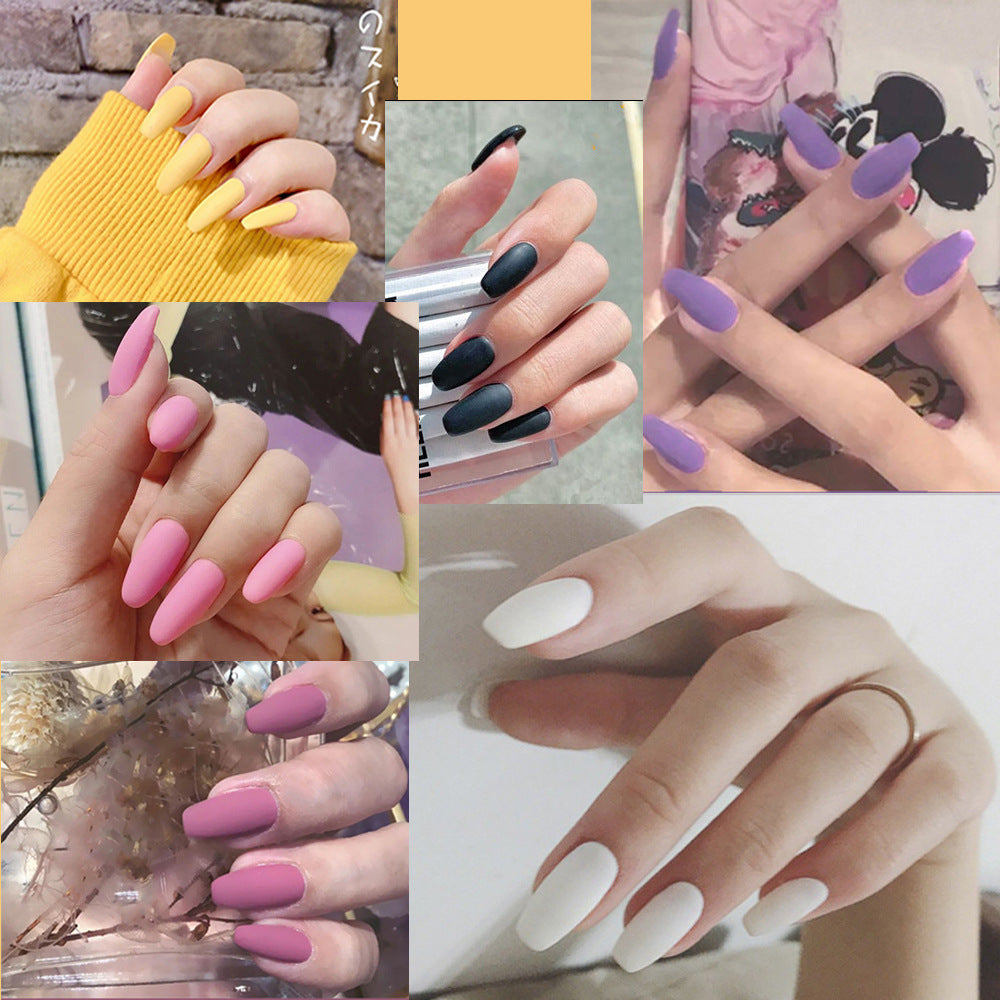 Alice Autumn Winter Ballet Nails - Yiwu Frosted Waterproof | Personality Removable Piece