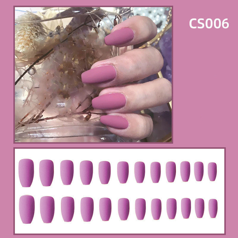 Alice Autumn Winter Ballet Nails - Yiwu Frosted Waterproof | Personality Removable Piece
