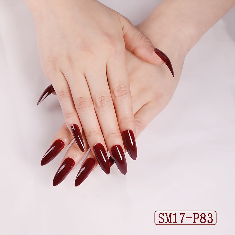 Professional Almond Nail Patches - SM17-P83 to SM17-2249 Collection | 3 Years Shelf Life Comfort