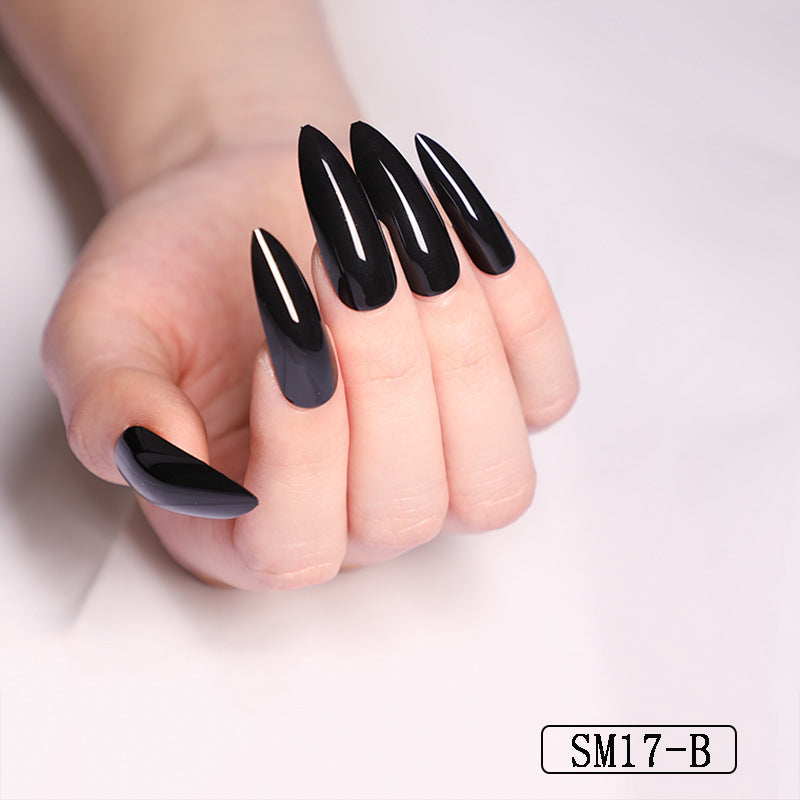 Professional Almond Nail Patches - SM17-P83 to SM17-2249 Collection | 3 Years Shelf Life Comfort