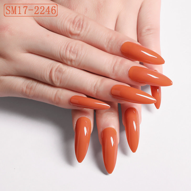 Professional Almond Nail Patches - SM17-P83 to SM17-2249 Collection | 3 Years Shelf Life Comfort