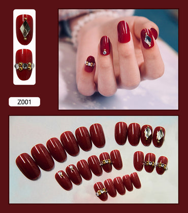 Professional Nail Patches - Z001-Z013 3 Years Shelf Life Fake Nails | Finished Nail Stickers