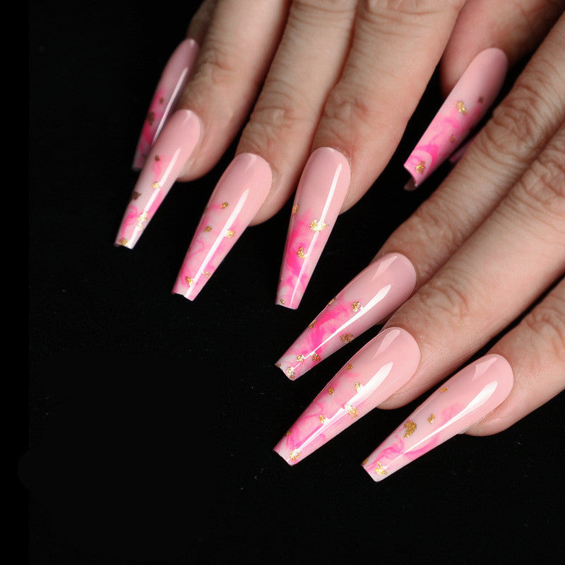 Ballet Coffin Press-On Nails - 5g SM14 Collection | 12 Colors Trapezoidal Design